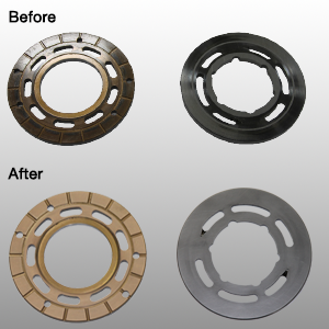 Before and after hydrostatic